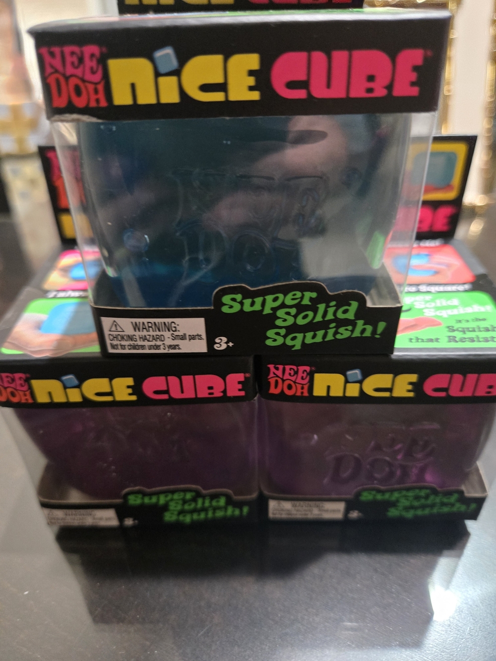 Nee Doh Nice Cube Super Solid Squish! - Assorted Colors